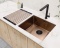CAPLE - Mode045CO Inset or Undermount Sink Copper Finish