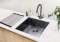 CAPLE - Mode045GM Inset or Undermount Sink Gunmetal Finish