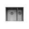 CAPLE - Mode3415RGM Inset or Undermount Sink Gunmetal Finish