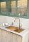 CAPLE - Mode175GD Inset Sink Gold and Stainless Steel