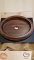 SVALL - Solid Lumber Walnut Oval Washbasin Copper Stopper