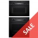 BOSCH Pack Series 4 - Built-in Single Oven HQA534BB3B & CMA583MB0B & Built-in Microwave CMA583MB0B