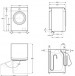 ELECTROLUX - Free Standing 8KG Washer Dryer