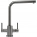 FRANKE - Krios L-Spout Slim Dual Lever Tap Graphite