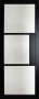 BELGRAVIA - Berkeley Black 3 Pane with Reeded Glass
