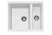 CAPLE - LEE151AN Undermount Geotech Granite 1.5 Bowl Sink Chalk White