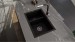 Composite Sink - Granite Black Undermount 1.5 Bowl