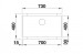 BLANCO - Rotan 700-U Silgranit Coffee Undermount Sink