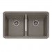 CAPLE - Lee200MINK Undermount Geotech Granite Sink Mink