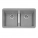 CAPLE - Lee200MINK Undermount Geotech Granite Sink Pebble Grey