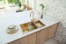 CAPLE - Mode175GD Undermount Inset Sink Gold and Stainless Steel