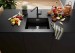 BLANCO - SUBLINE 500-U Black Silgranit Undermount Sink