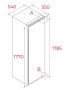TEKA - Integrated Single Door Freezer