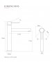 CAPLE - ATLANTA Single Lever Tap Solid Stainless Steel