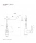CAPLE - FRAMPTON Single Lever Tap Antique Brass