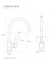 CAPLE - FRESNO Single Lever Tap Polished Chrome