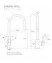 CAPLE - Aspen Pull-out Kitchen Tap Stainless Steel