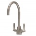 CAPLE - Avel Dual Lever Kitchen Tap Brushed Nickel