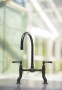 CAPLE - Putney Bridge Dual Lever Kitchen Tap Antique Blackened Copper