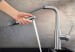 BLANCO LANORA-S - Pull Out Mixer Tap  Brushed Stainless Steel