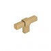Brushed Brass T-Bar 60mm