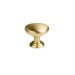 Brushed Satin Brass Knob 32mm