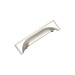Brushed Nickle Rectangular Backplate Cup Handle 2