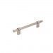 Flutted Brushed Nickel Bar Handle 225mm