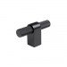 Matt Black Knurled T-Bar 60mm
