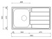 LEVANTE 1.0 - Stainless Steel Sink