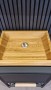SVALL - Solid Lumber Oak Washbasin Brass Stopper