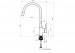 RUBINETA - Flexy Side Lever Flexible Spout Brushed Golg Tap