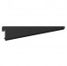 ROTHLEY - Shelving Bracket Matt Black Twin Slot 170MM