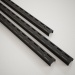 ROTHLEY - Shelving Upright Matt Black Twin Slot 710MM