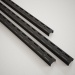 ROTHLEY - Shelving Upright Matt Black Twin Slot 710MM