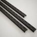 ROTHLEY - Shelving Upright Matt Black Twin Slot 2400MM