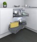 LE MANS - Corner Unit R/H Door Anthracite Base 600MM