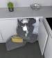 LE MANS - Corner Unit R/H Door Anthracite Base 600MM