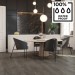 COREPEL - XL Wood Crystal Oak Dark Grey Waterproof Flooring
