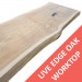 LUMBER OAK LIVE EDGE - Natural Plank 3M x 80mm x 650 - 750mm